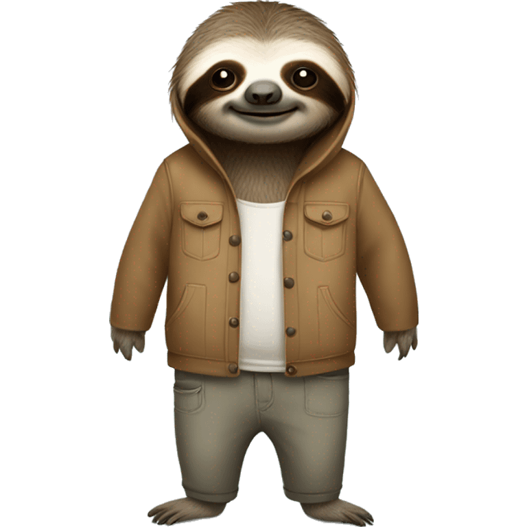 SLOTH with pants emoji