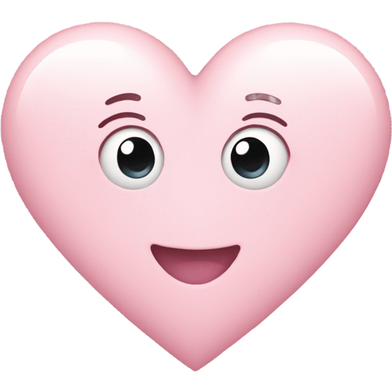 Light pink heart emoji