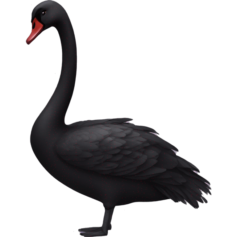 Black swan emoji