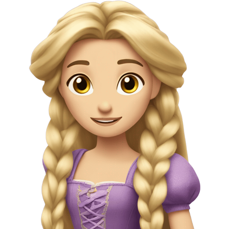 Rapunzel from Disney ￼ emoji