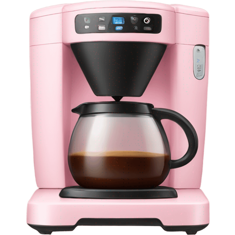 light pink coffee maker emoji