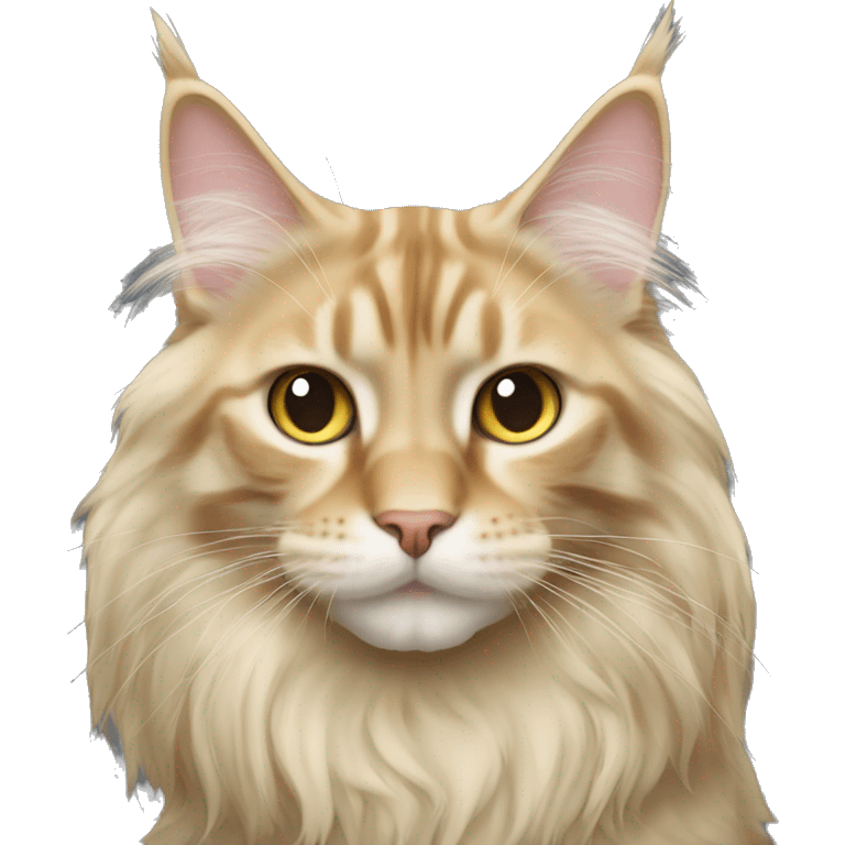 blonde maine coon emoji