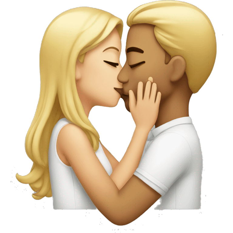 Kissing couple  emoji