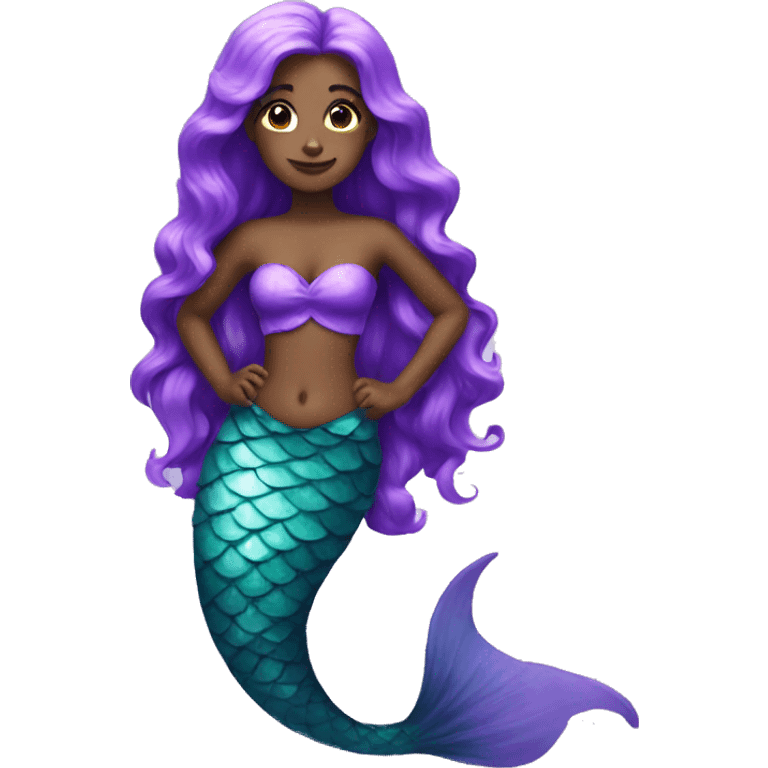 purple mermaid emoji