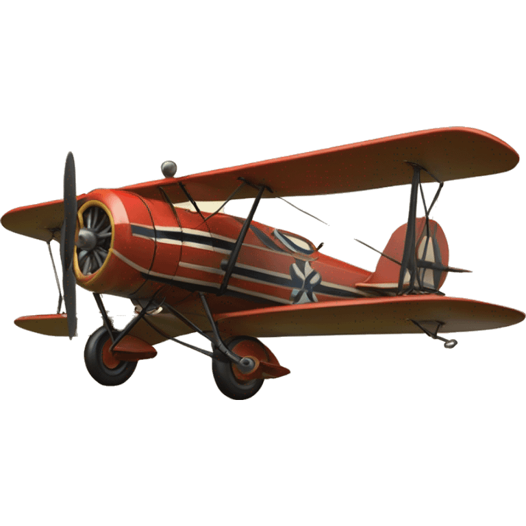 vintage biplane based on gracie at suncoastbiplanes.com emoji