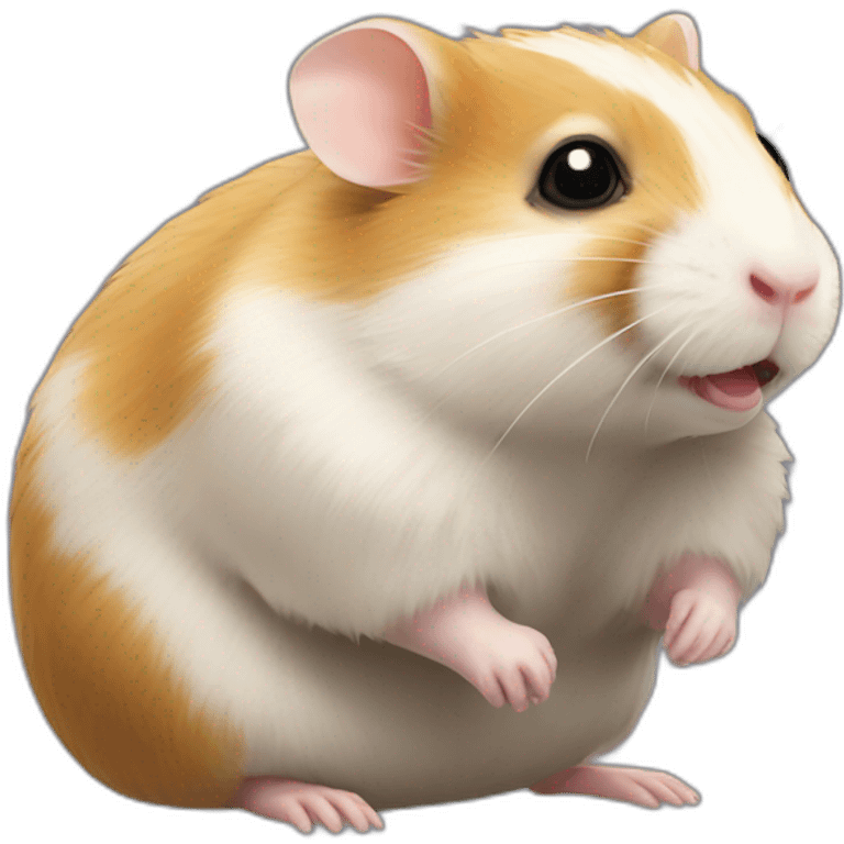 Hamster sur tortue emoji