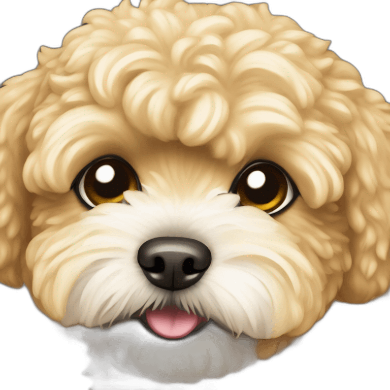 golden maltipoo ninja emoji