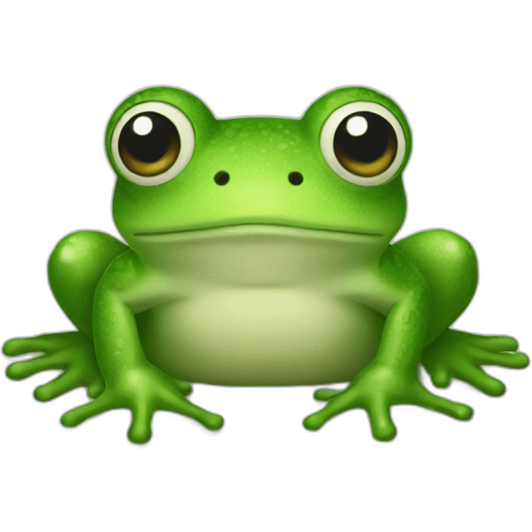 Doudou frog emoji