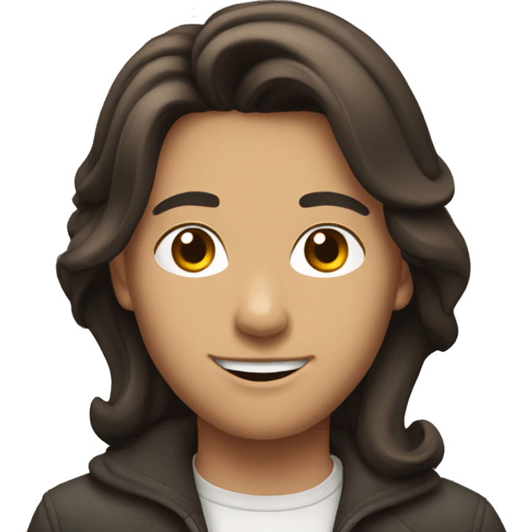 brunette gay canadian emoji