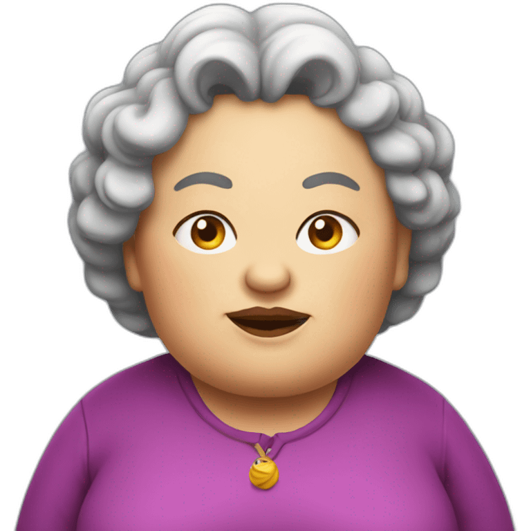 angru fat aunt emoji