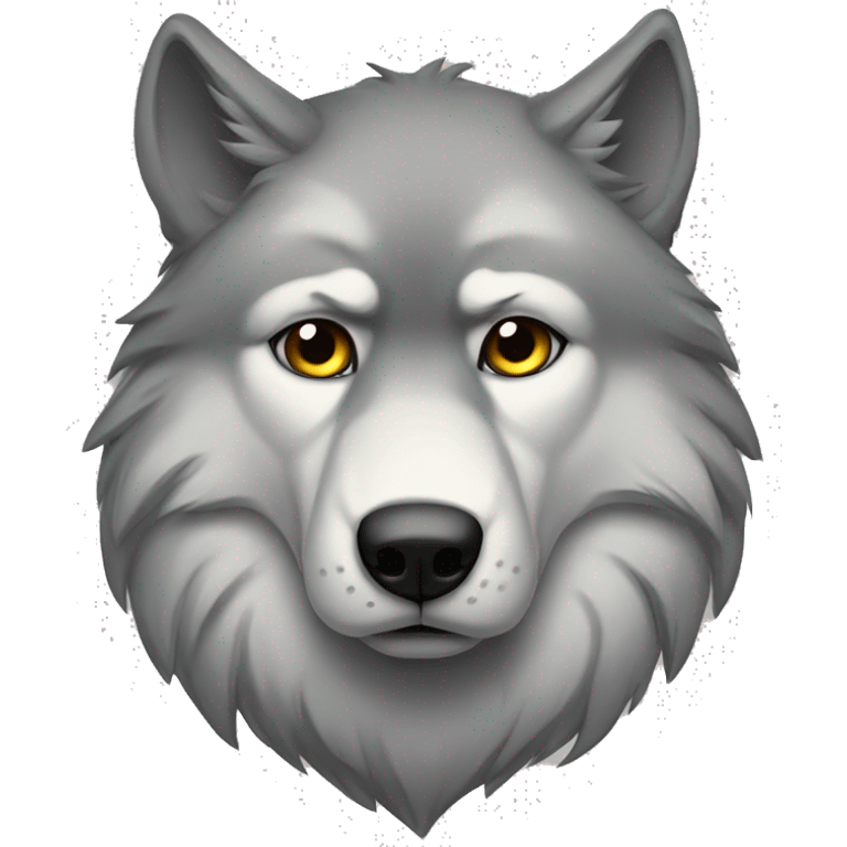 alpha wolf sad emoji