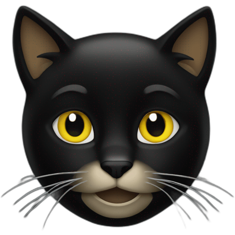 Chat noir emoji