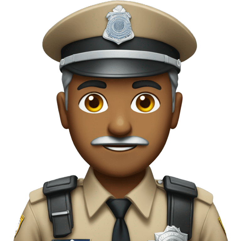 Indian Police man emoji