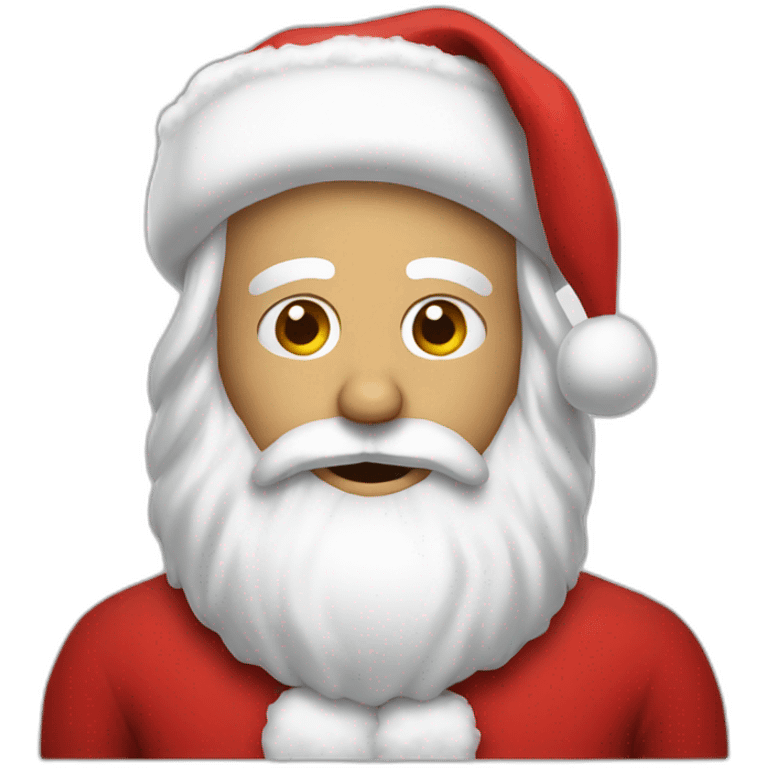 Dead Santa emoji