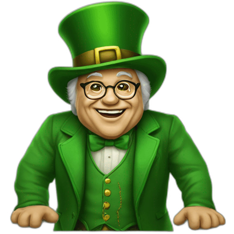 Danny Devito leprechaun emoji