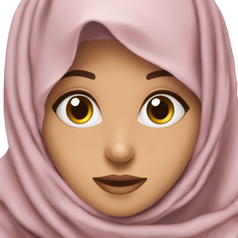 zipline hijab girl emoji