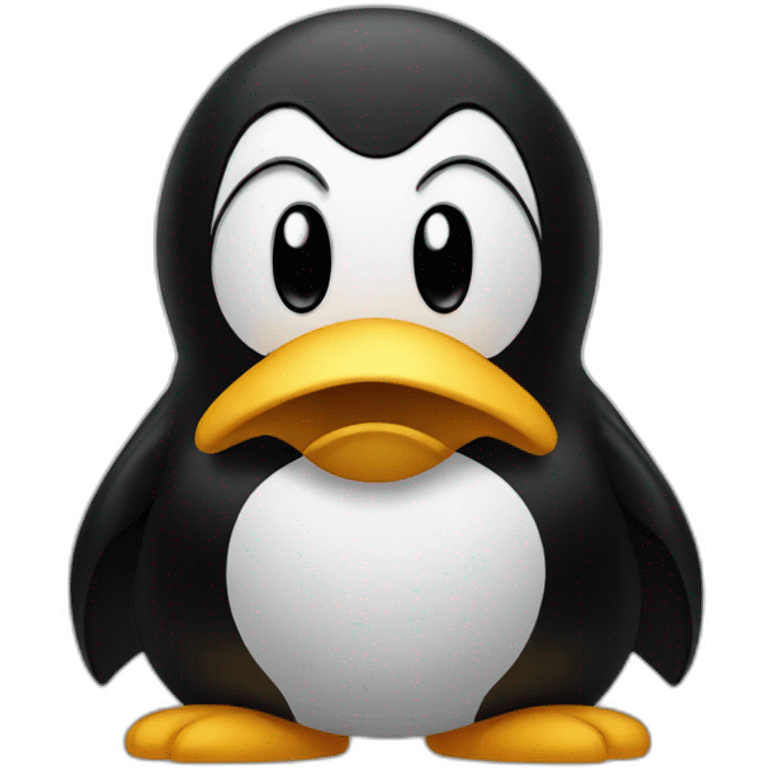 angry tux emoji