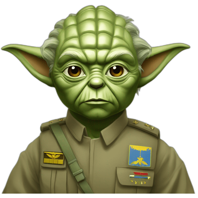 Yoda general Ukraine army shevron Zaluzhny emoji