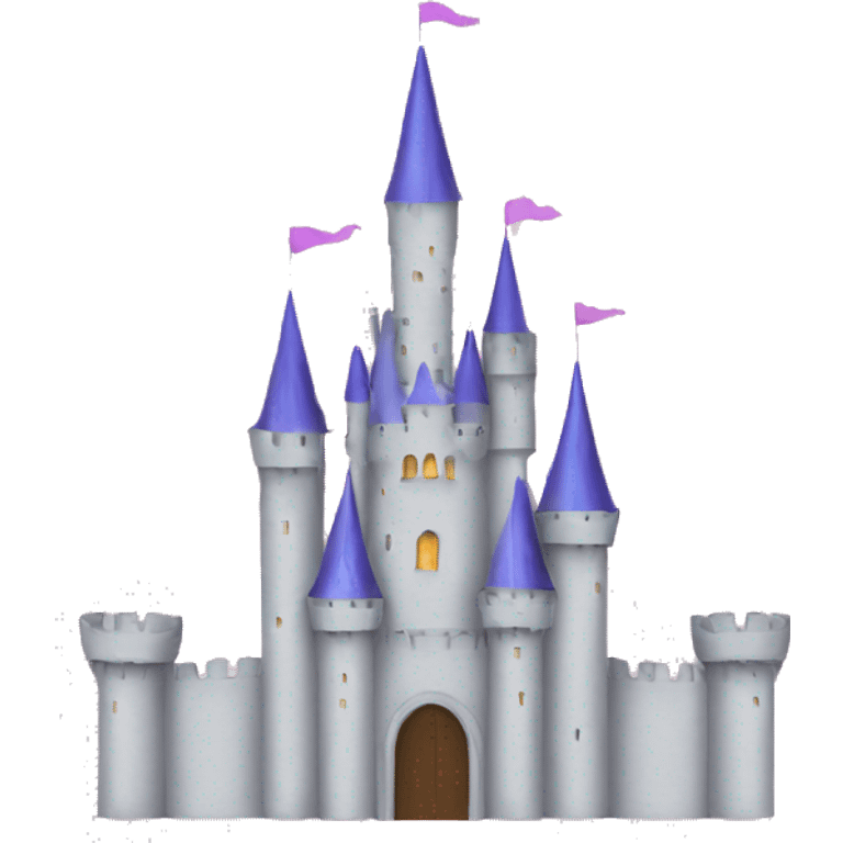 minimalist princess castle emoji