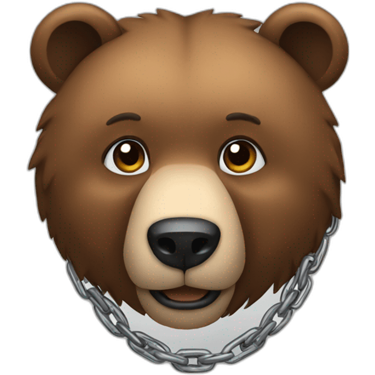 bear-chain emoji