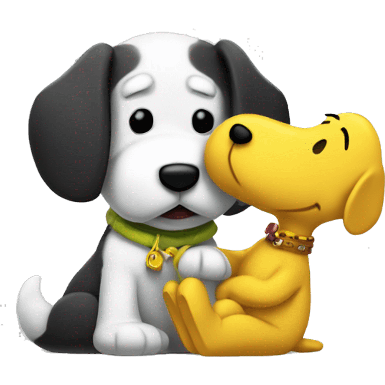 Snoppy and woodstock emoji