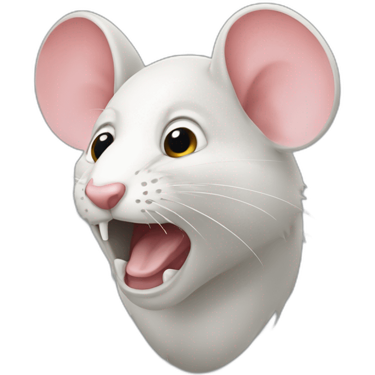 Une souris qui pleure emoji