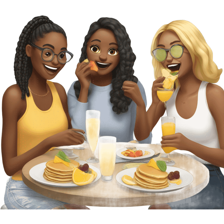 Girlfriend brunch emoji