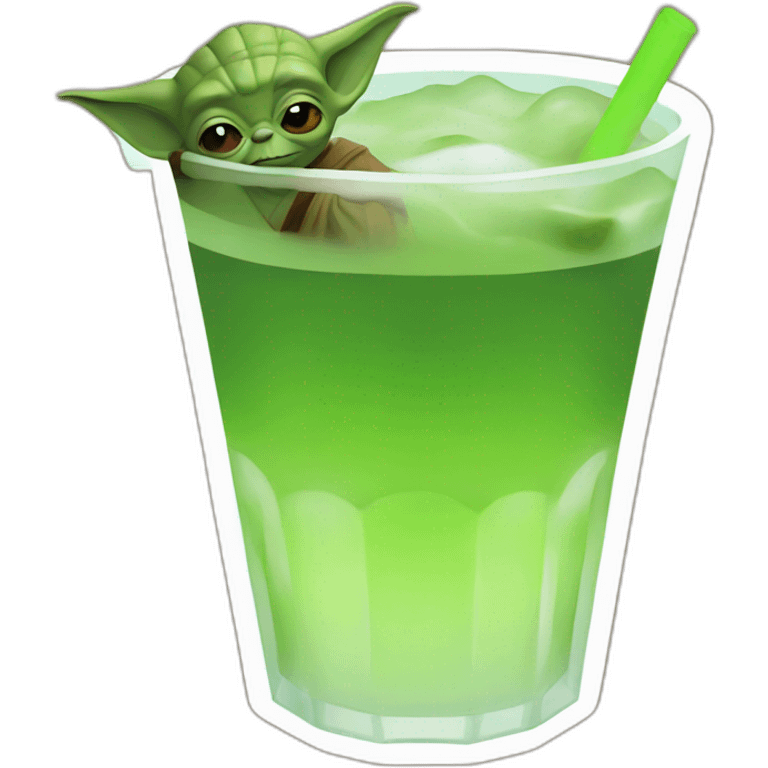 Yoda drink emoji