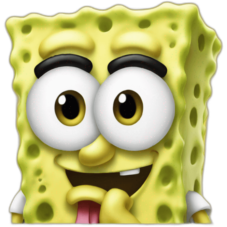 spongebob at a computer emoji