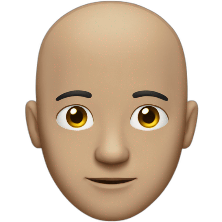 bald guy without money emoji