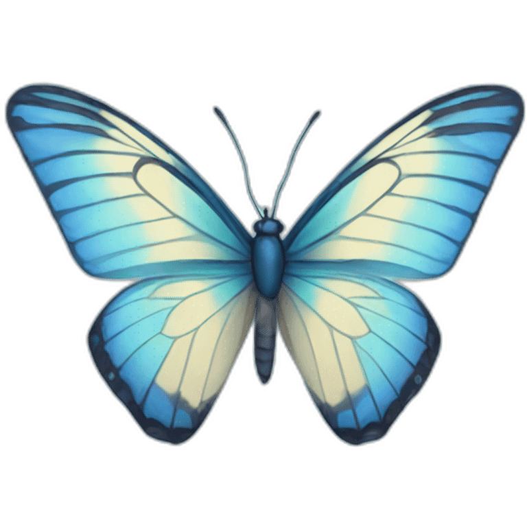 Blue butterfly  emoji