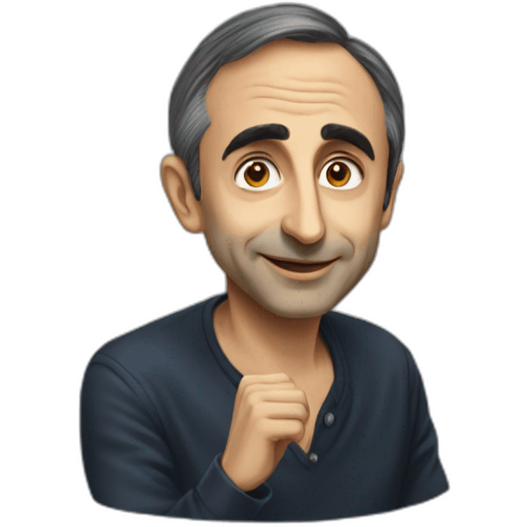 Éric Zemmour giving love emoji