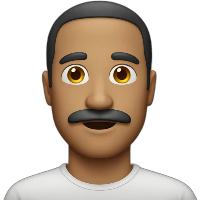 Man with a small mustache emoji