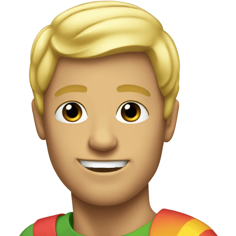 Blonde surfer man emoji