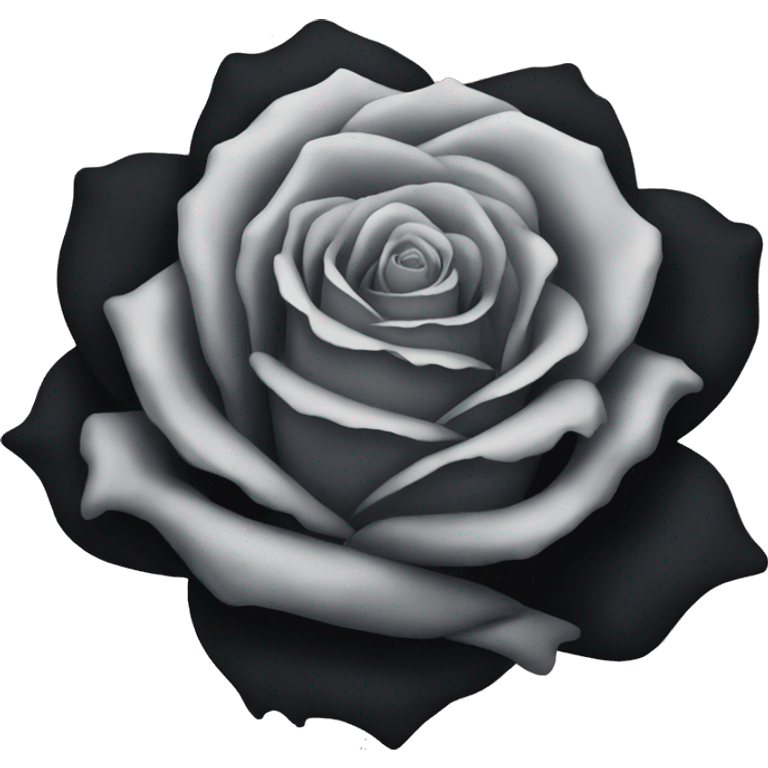 Black rose emoji