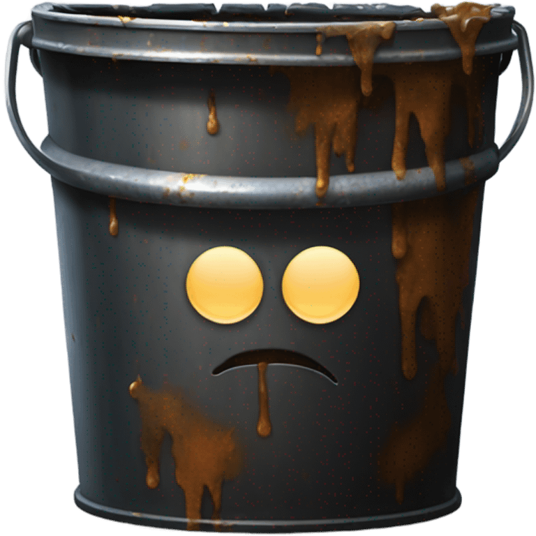 Bucket of suck emoji