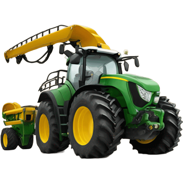 USA modern agricultural machine emoji