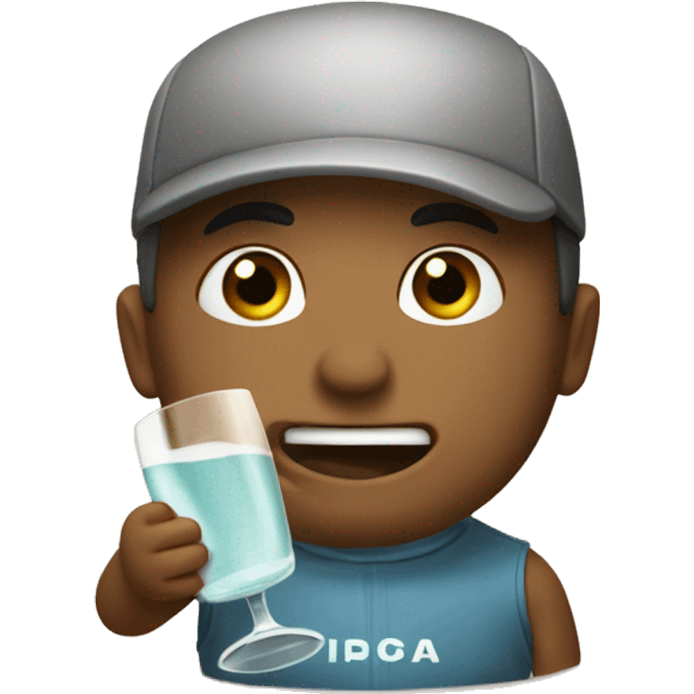 A giro drinking cofre emoji