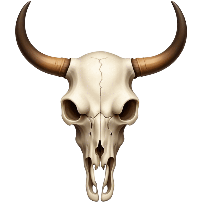 Longhorn animal skull emoji