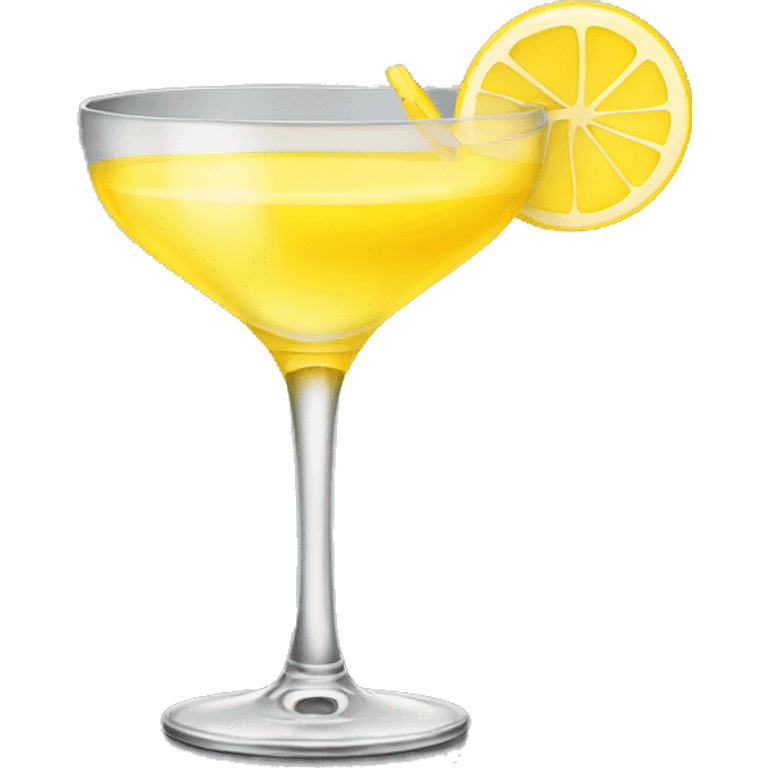 yellow cocktail  emoji