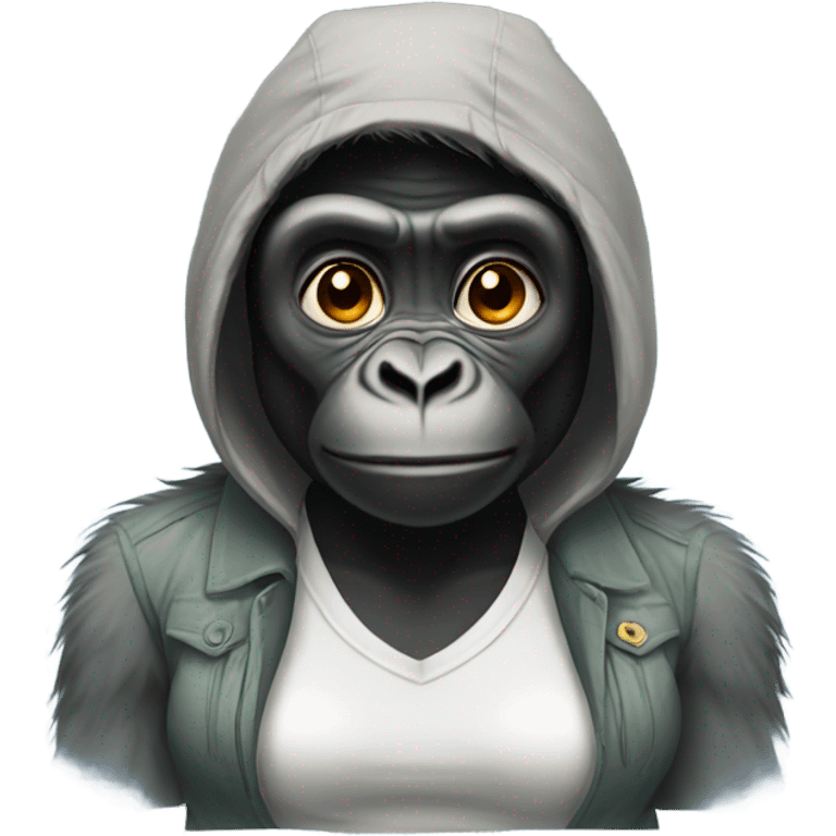 female gorilla emoji