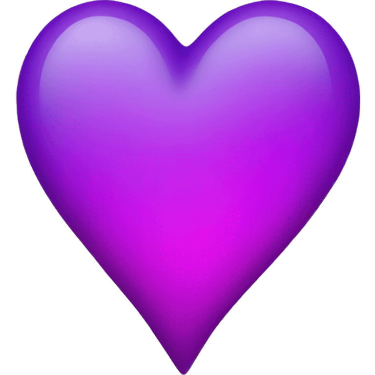 purple green magenta heart  emoji