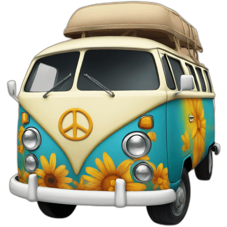 hippie van emoji