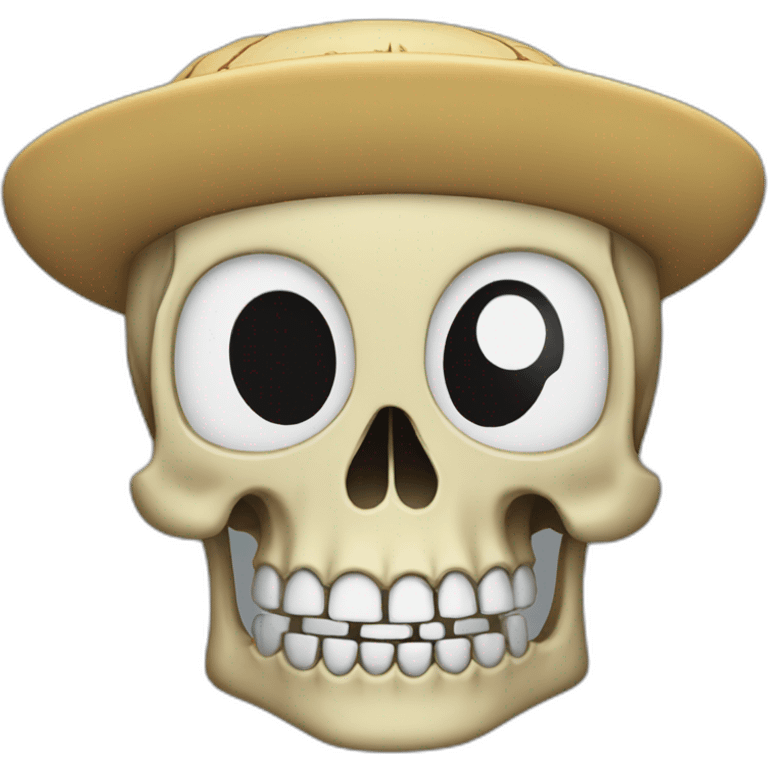 Luffy’s skull emoji