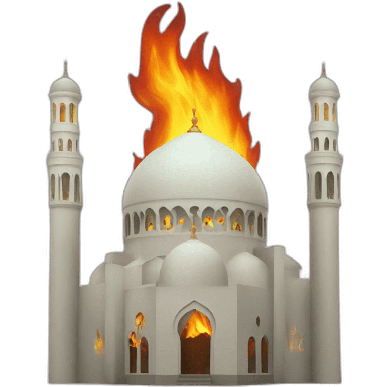 mosque fire emoji