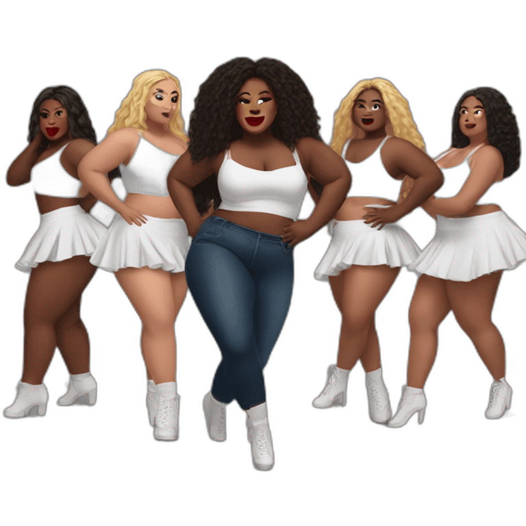 Lizzo shaming dancers emoji