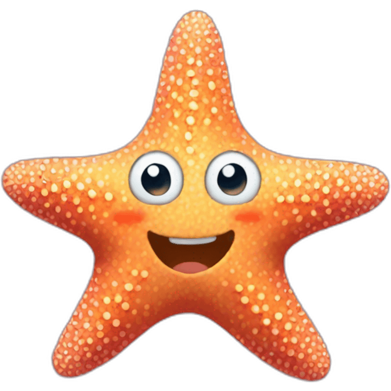 Starfish hug emoji