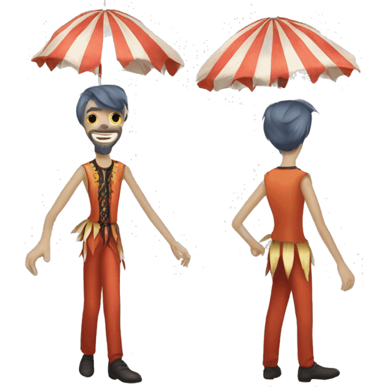 Stilt walker  emoji