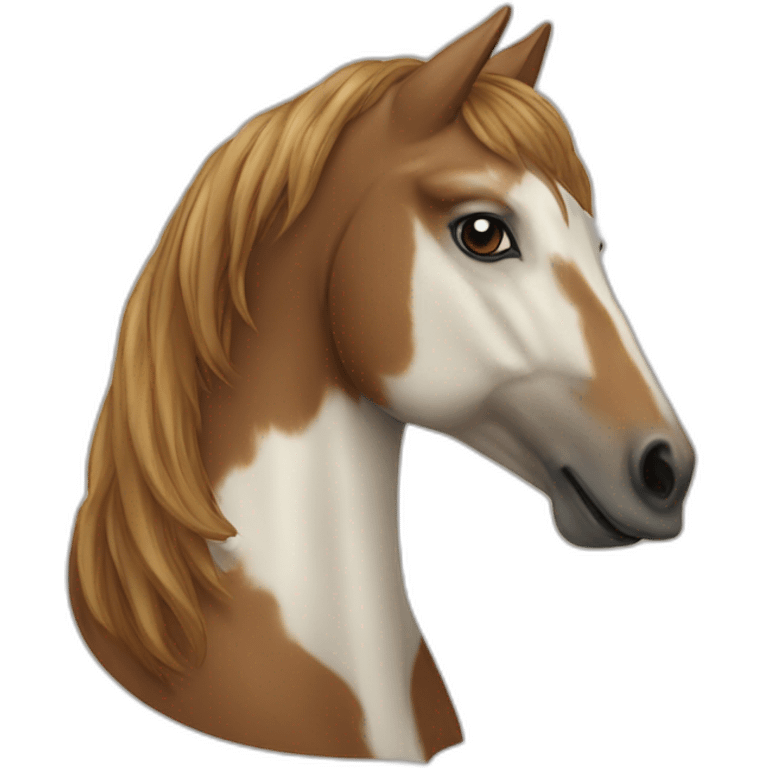 Cheval dauphin emoji