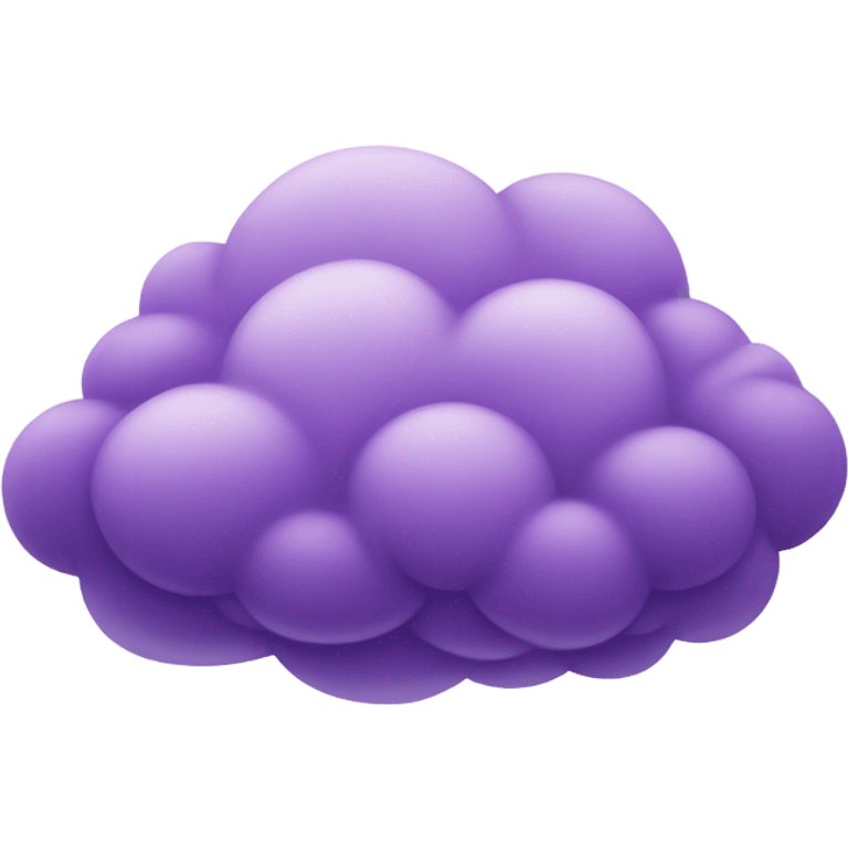 Purple cloud emoji